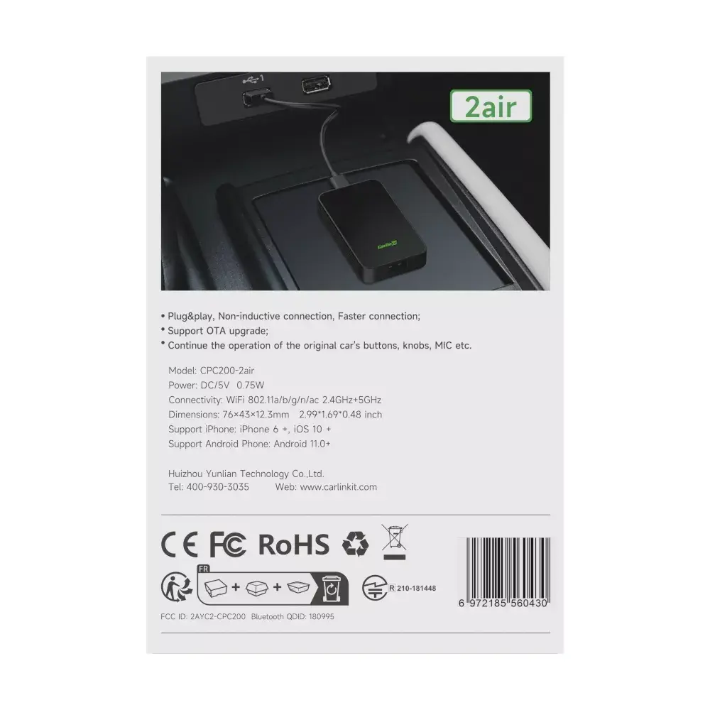 Carlinkit CPC200-2AIR автомобильный медиаприёмник Photo 10