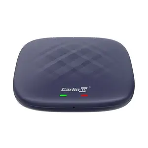 Беспроводной автомобильный адаптер Carlinkit TBOX-Plus 4+64GB для CarPlay и Android Auto, Android 13, Qualcomm QCM6125, Wi‑Fi a/b/g/n/ac, Bluetooth 4.2/5.0, USB‑C, microSD