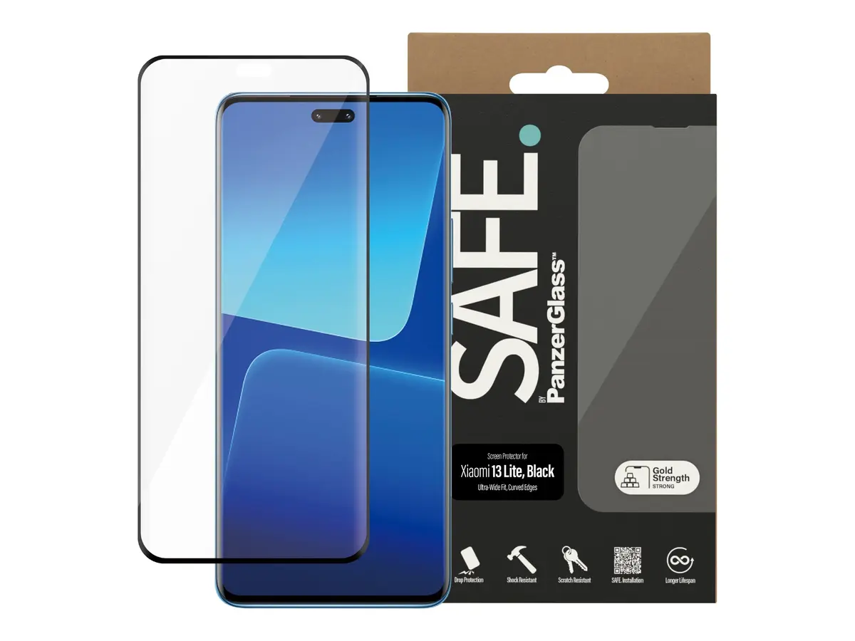 Защитное стекло PanzerGlass SAFE. by ® Xiaomi 13 Lite Photo 8