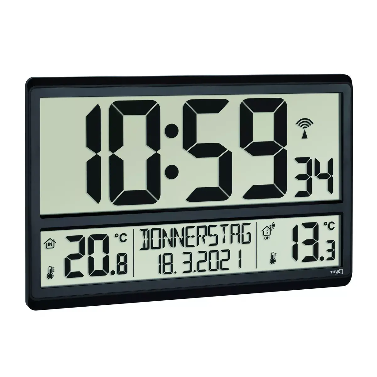TFA-Dostmann Digitālais XL radio vadāms pulkstenis Photo 2