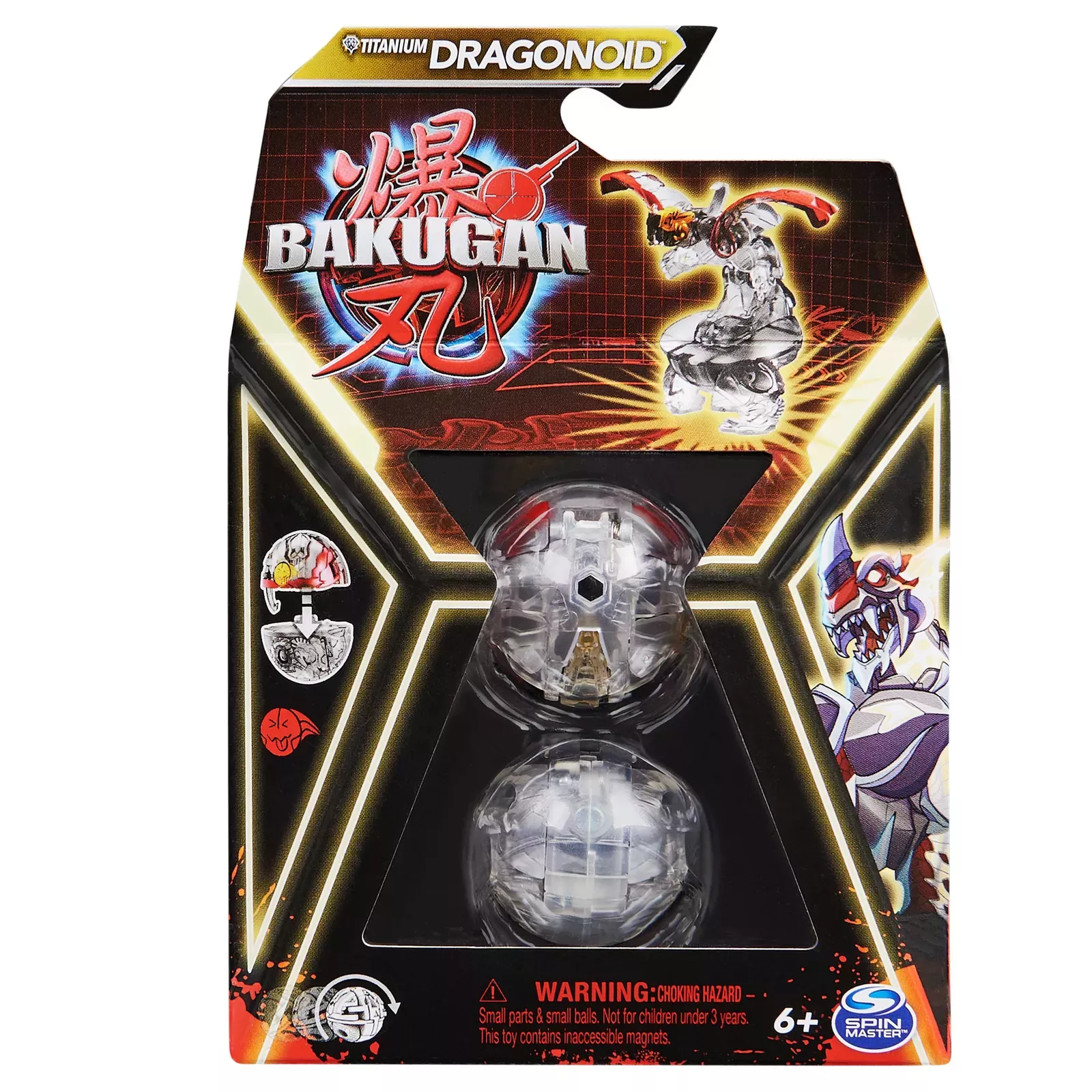 Bakugan, 2-inch-Tall Collectible, Customizable Action Figure and