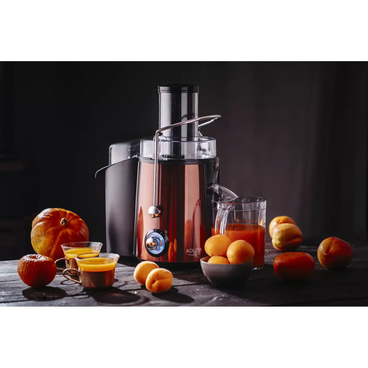 Центробежная соковыжималка Adler AD 4129 Copper Photo 7