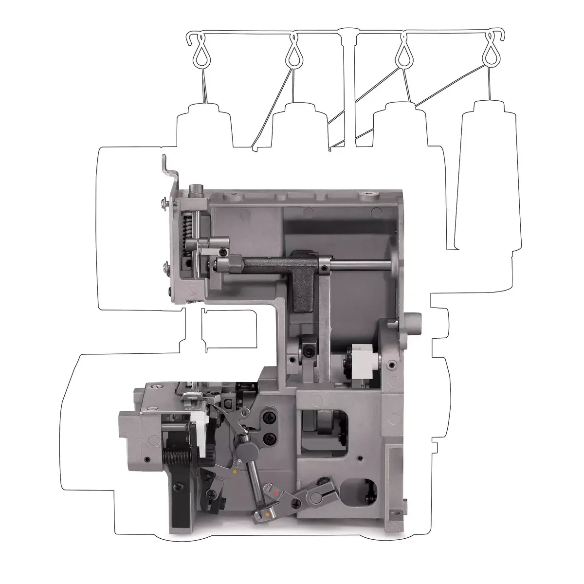 Overlock šujmašīna SINGER 14HD854 Photo 7