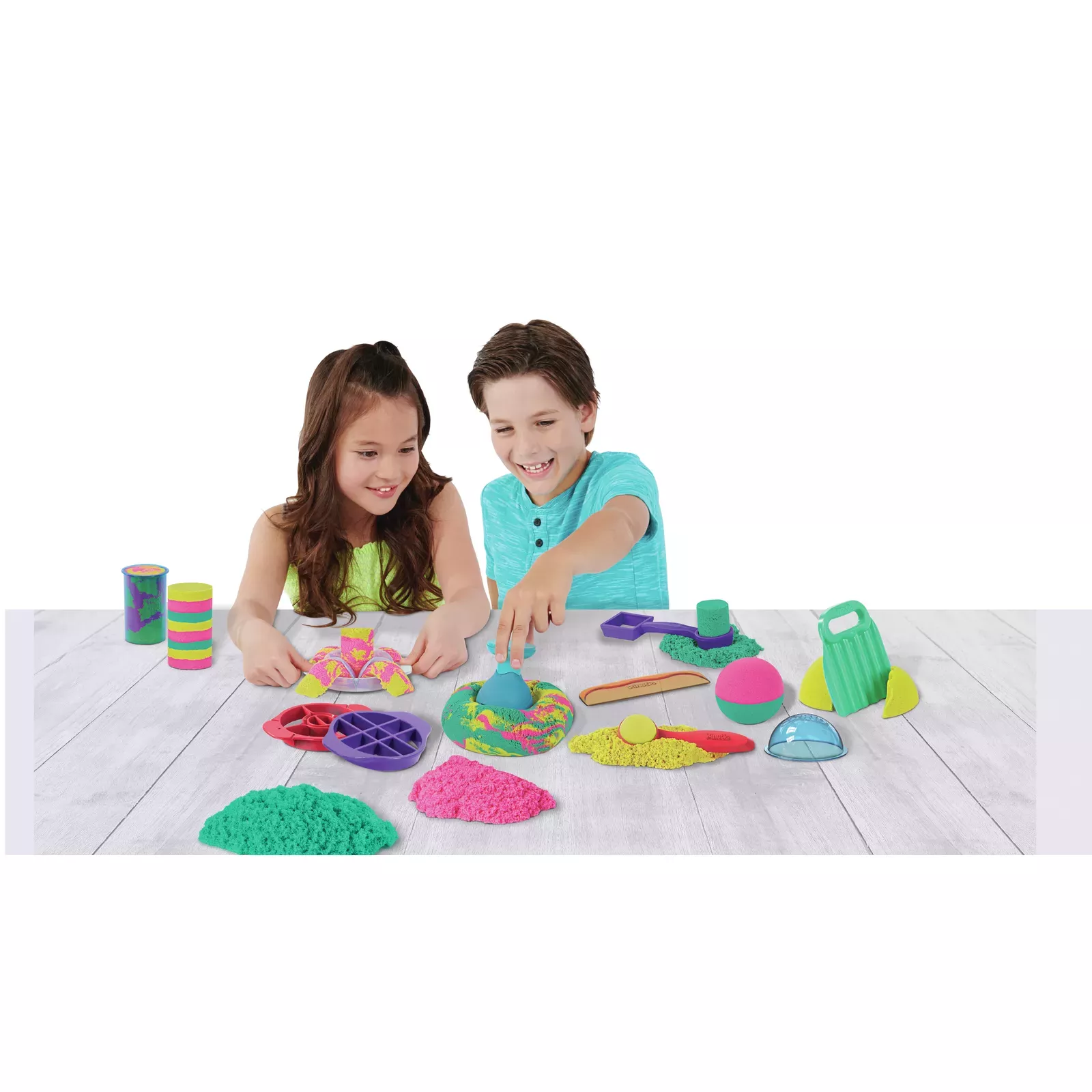 Kinetic Sand Ultimate Sandisfying Set with 10 Molds & Tools 