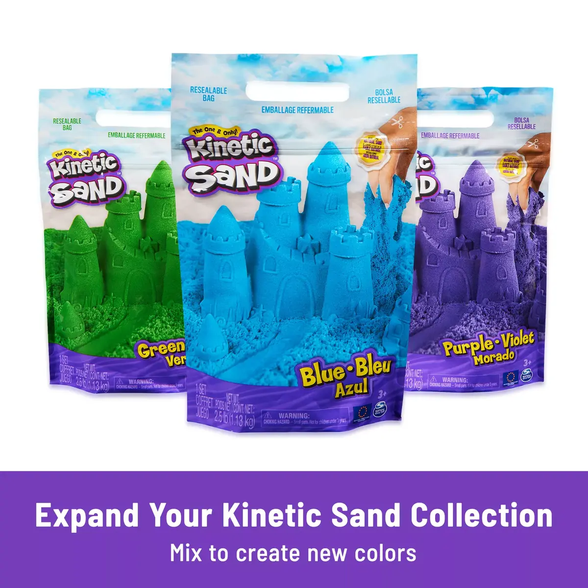 Spinmaster Mold n’ Flow Kinetic Sand 1.5 lb Photo 6