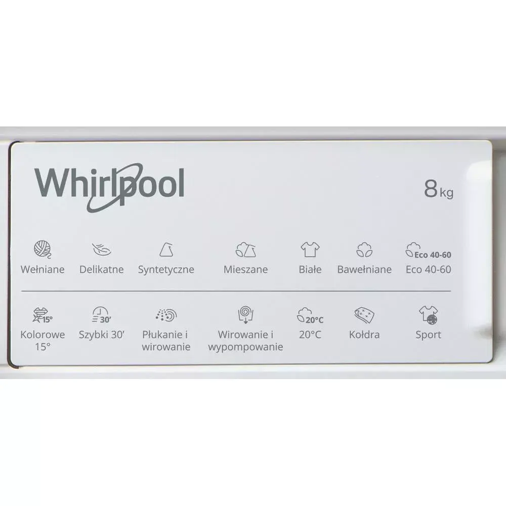Whirlpool BI WMWG 81485 PL iebūvējamā veļas mašīna Photo 9