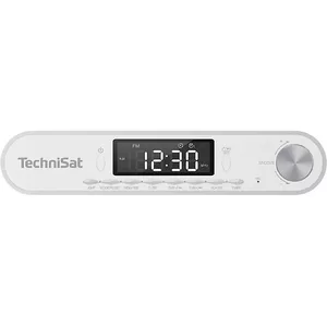 Kitchen radio TECHNISAT Kitchen Analog White — FM tuner, LED display, 5 W RMS, rotary volume, AC/DC power