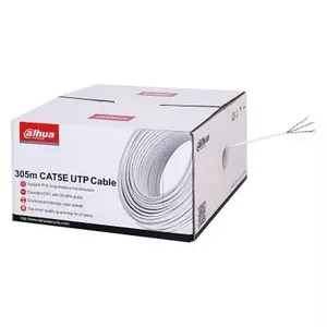 Tīkla kabelis CAT5E UTP 305M DAHUA DH-PFM920I-5EU-C Balts