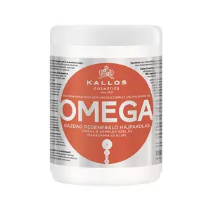 Маска для волос Kallos KJMN Omega Rich Repair 1000ml для поврежденных волос