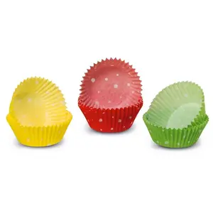 Cupcake/muffin cups Guardini Easy Bake 100 pcs Round Fluted Surface