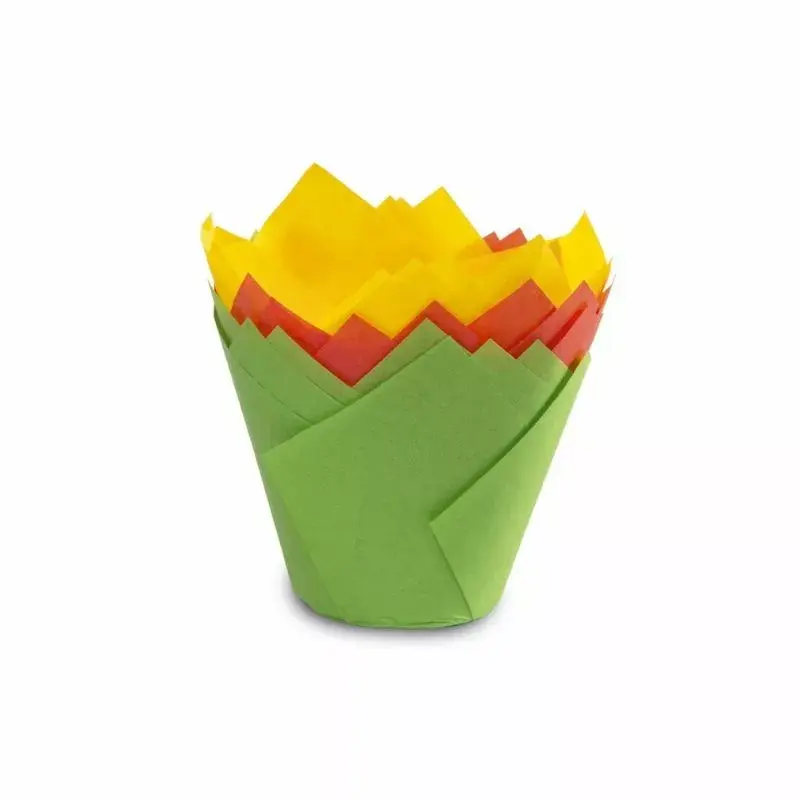 Cupcake tins Guardini Tulip 12 pcs Ø 7.5 x H 8 cm Photo 2