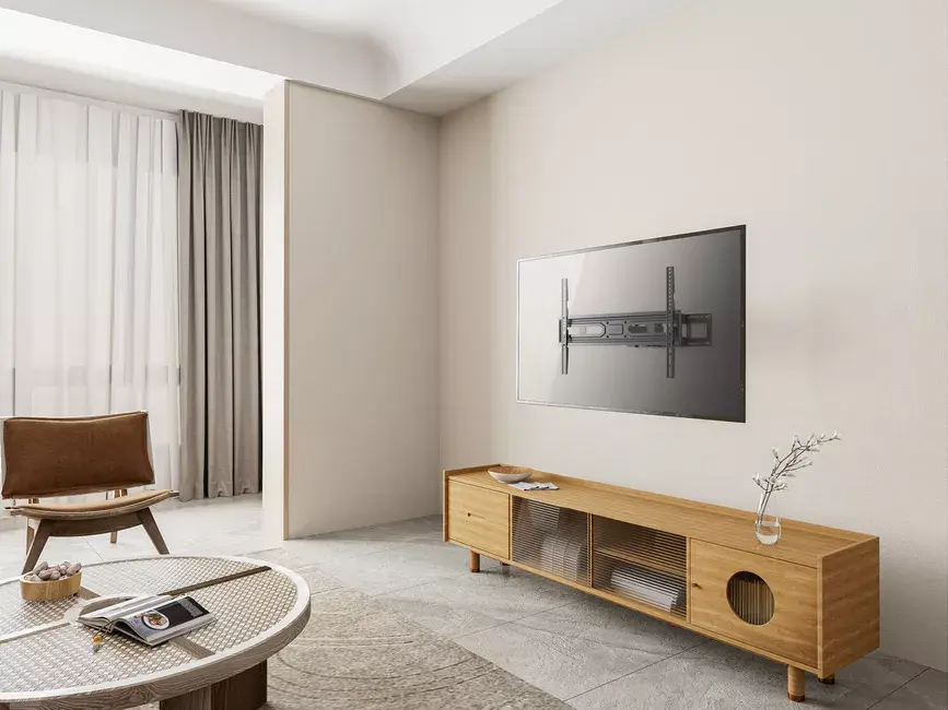 Full Motion TV Mount Bracket Equip 37"-80" Photo 14