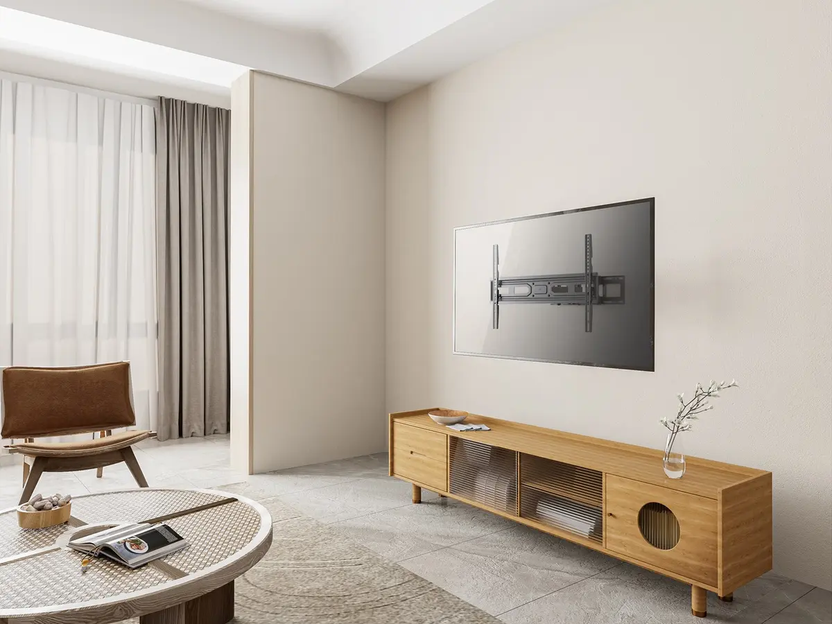 Full Motion TV Mount Bracket Equip 37"-80" Photo 20