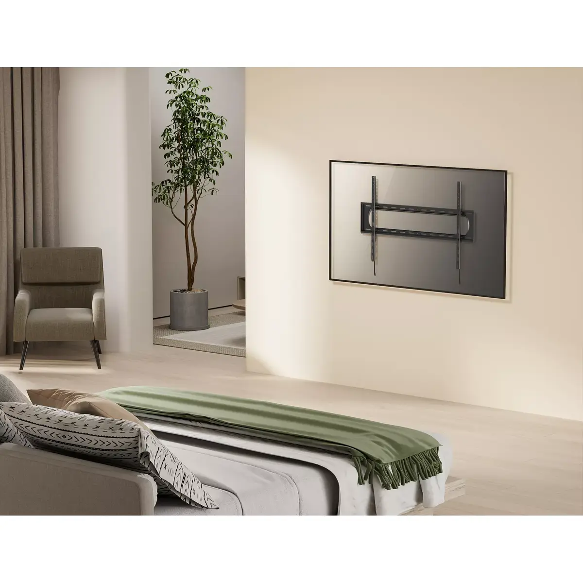 Fixed TV Mount Bracket Equip 60"-120" Photo 6