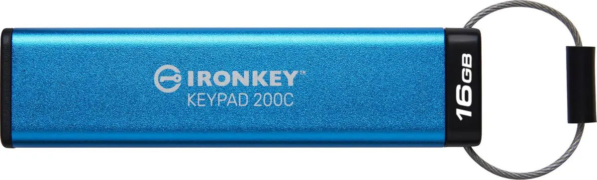 USB zibatmiņa Kingston 16GB USB-C Keypad