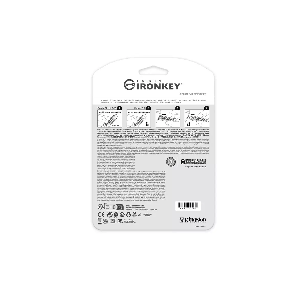 USB флеш-память Kingston 64GB Keypad 200C Photo 7