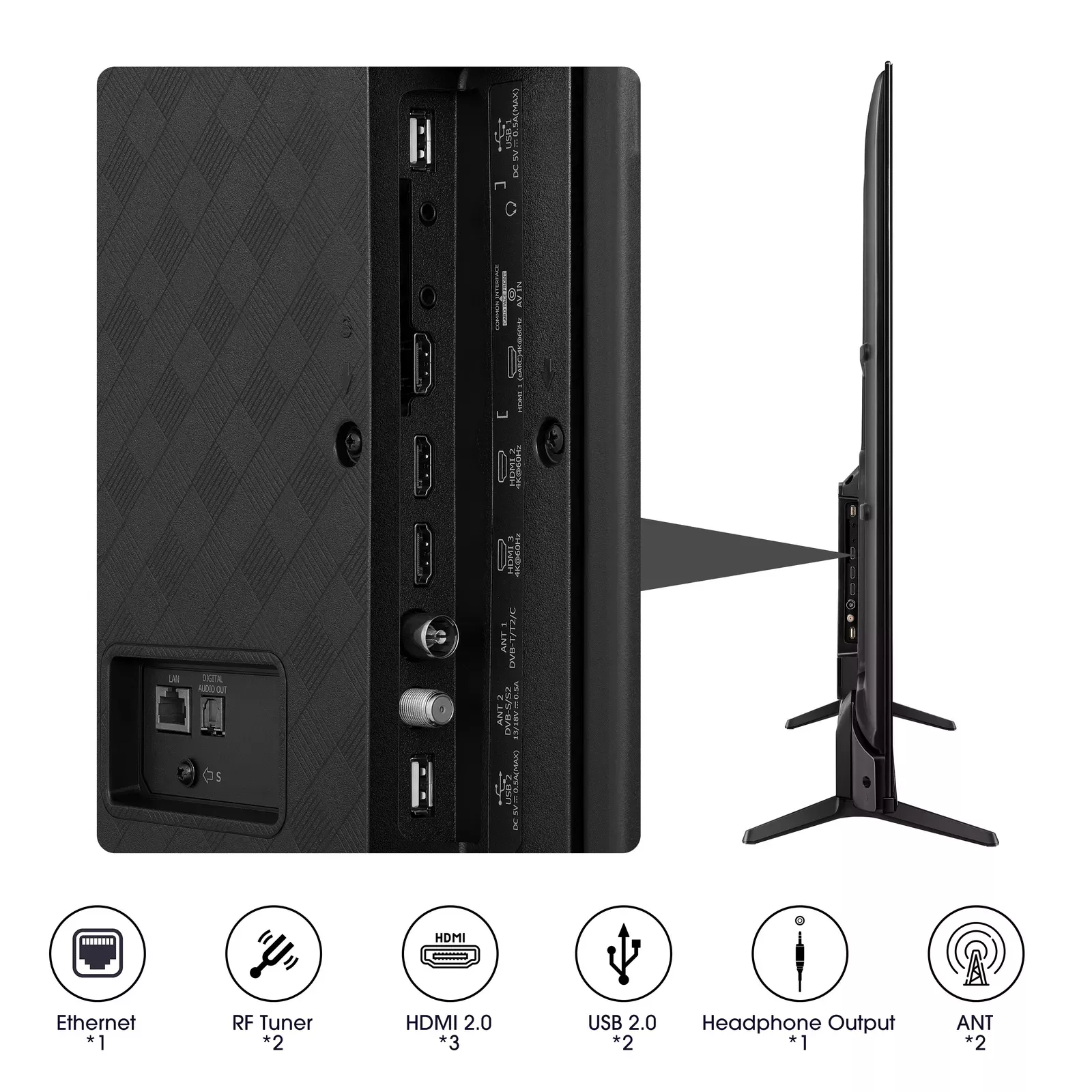 Comprar Smart TV Hisense 55A6K 4K UHD (55A6K)