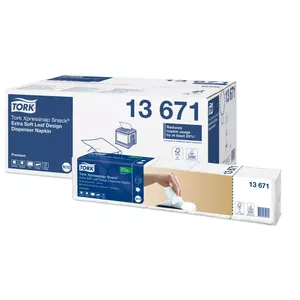 Paper Napkins Tork 13671 White 500 pcs 216x213 mm