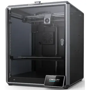 3D printer Creality K1 Max — build 300×300×300 mm, layer 0.10–0.35 mm, touch control, black