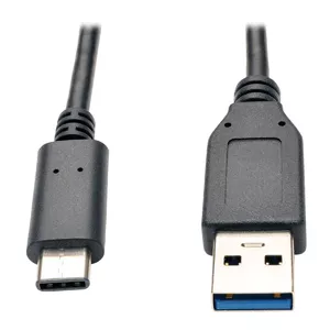 Tripp Lite U428-003-G2 USB kabelis 1,83 m USB 3.2 Gen 2 (3.1 Gen 2) USB C USB A Melns