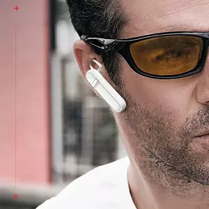 Beline Bluetooth austiņa LM01 balta — viena bezvadu austiņa, mono Bluetooth ierīce