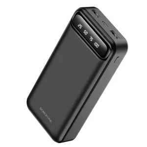 Borofone Power Bank 20000mAh BJ14A Freeway - 2xUSB - melns