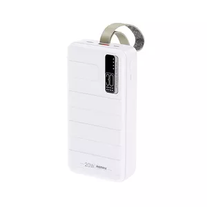 REMAX Power Bank 30000mAh RPP-506 Noah - USB + C tipa - PD 20W QC 22,5W balts