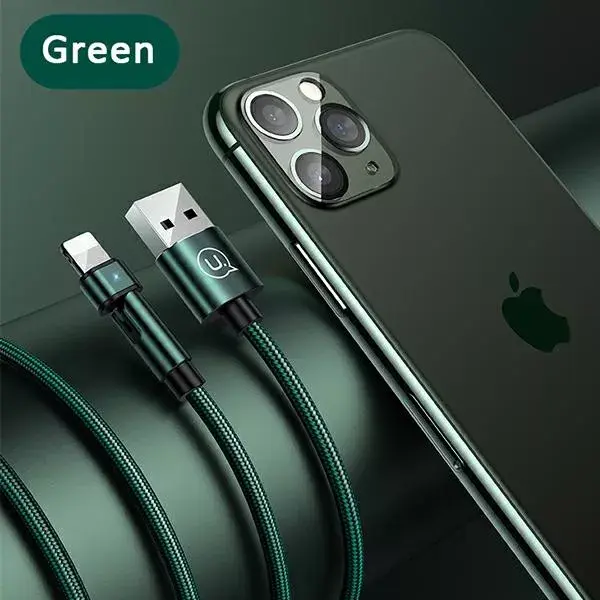 usams SJ476 USB braided Lightning cable 1m Photo 9