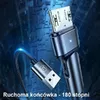usams U60 pīts pagriežams microUSB kabelis 1 m Photo 2