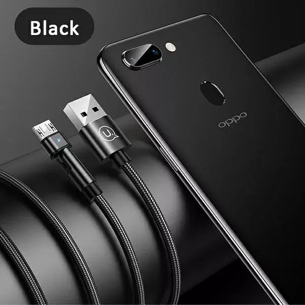 usams U60 pīts pagriežams microUSB kabelis 1 m Photo 9
