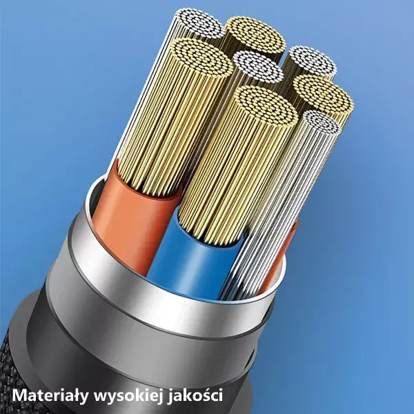 usams Lightning braided cable U33 1.2 m Photo 6