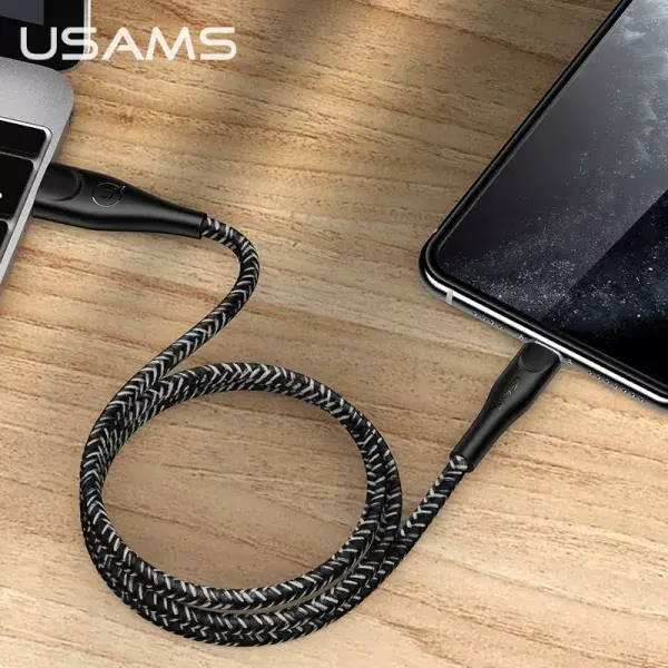 usams U41 Lightning USB cable 1 m 2A Photo 2