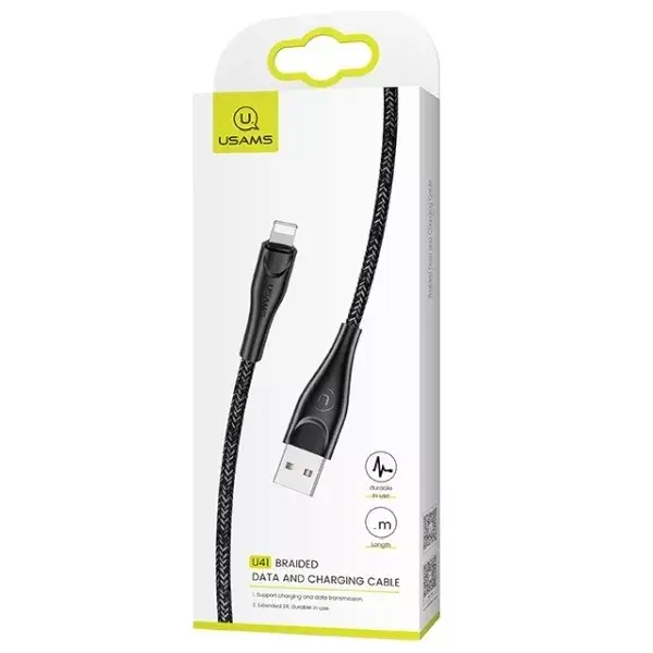 usams U41 Lightning USB cable 1 m 2A Photo 5
