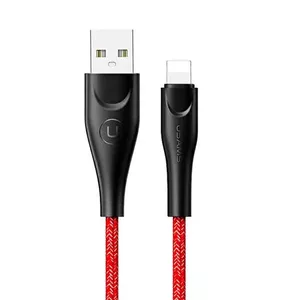 USB data cable usams U41 Lightning 1 m 2A red (SJ391USB02)