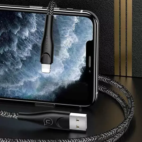 usams U41 Lightning USB cable 1 m 2A Photo 2