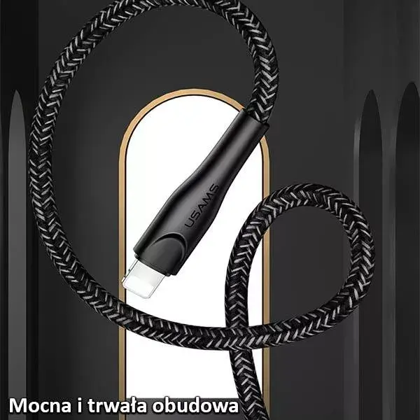 usams U41 Lightning USB cable 1 m 2A Photo 4