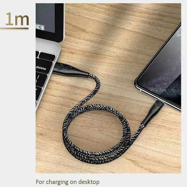 usams U41 Lightning USB cable 1 m 2A Photo 6
