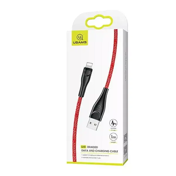 usams U41 Lightning USB cable 1 m 2A Photo 7