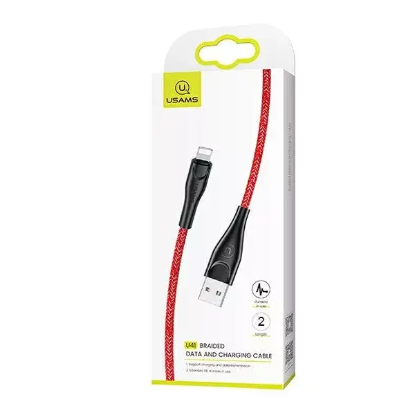 usams U41 Lightning cable 2m 2A Photo 8