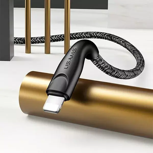 usams SJ397USB02 Lightning braided cable 3 m Photo 4