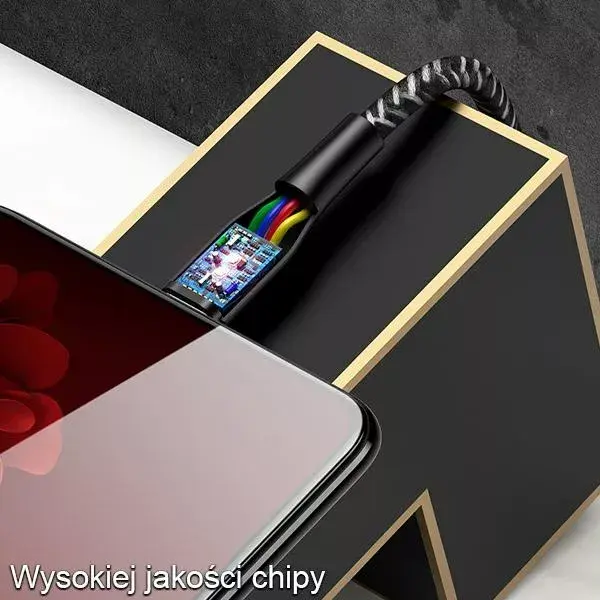 usams U41 microUSB pītā vads 2 m 2A Photo 3