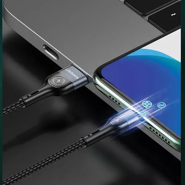 usams SJ423 Lightning braided cable 1.2 m Photo 9
