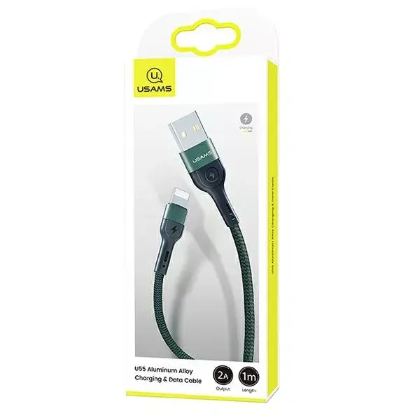 usams U55 Lightning braided cable 1 m Photo 8