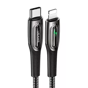 USB-C to Lightning braided cable USAMS SJ518 20W PD 1.2m black