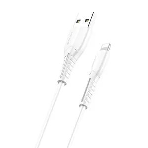USB data cable usams SJ364USB02 Lightning 1 m 2A Fast Charge white