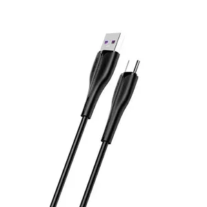 USB-C charging cable usams SJ376 1 m, 5A Fast Charge, compatible with OPPO and HUAWEI, black
