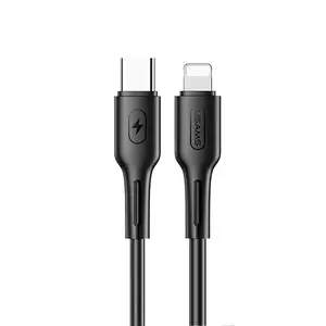 USAMS U43 USB-C to Lightning Cable 30W PD 1.2m Black