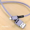 usams USB-C kabelis SJ436USB04 — 1 m, 2A Photo 2