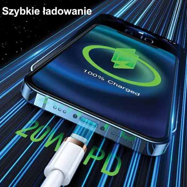 USB-C to Lightning cable usams SJ484 1.2 m 20W Photo 4