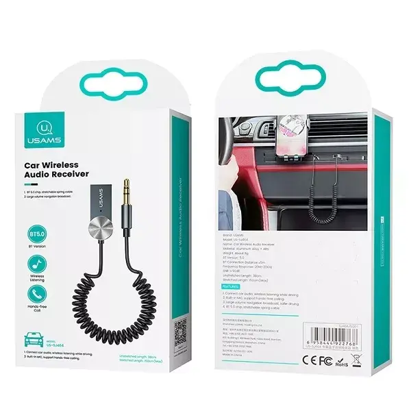 Bluetooth-адаптер usams US-SJ464 5.0 USB-AUX Photo 5